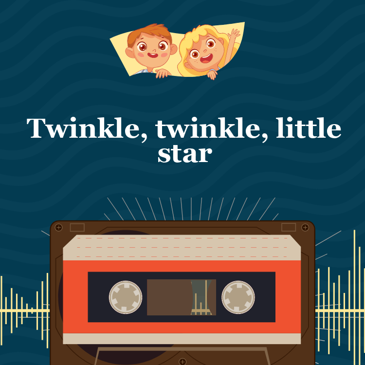 Английская песенка для малышей: Twinkle, twinkle, little star